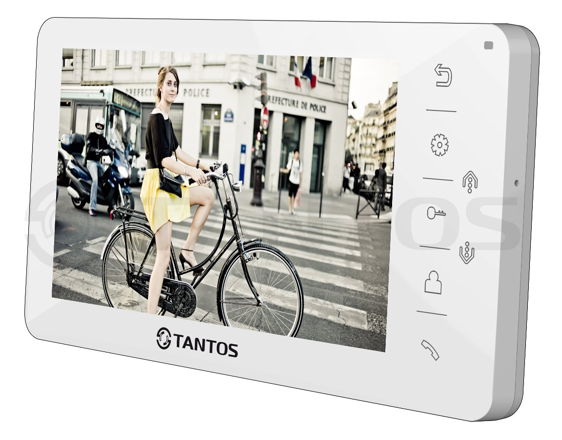 Монитор видеодомофона Tantos Amelie HD (White)