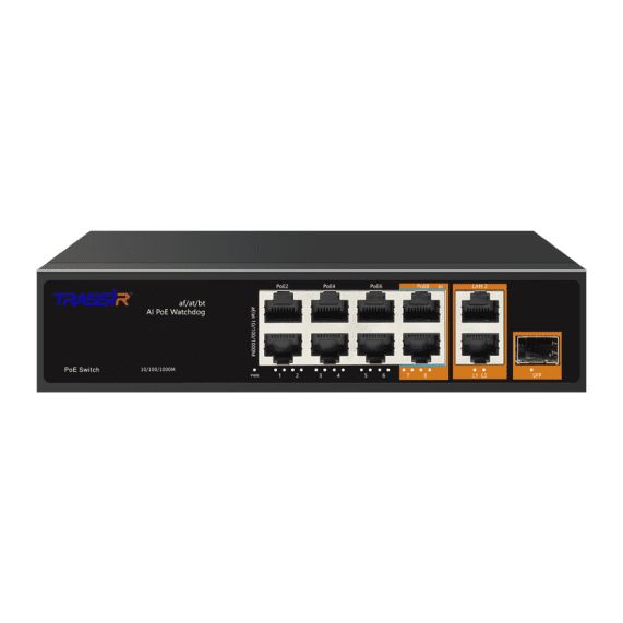 Коммутатор TRASSIR TR-NS13111S-120-8PoE