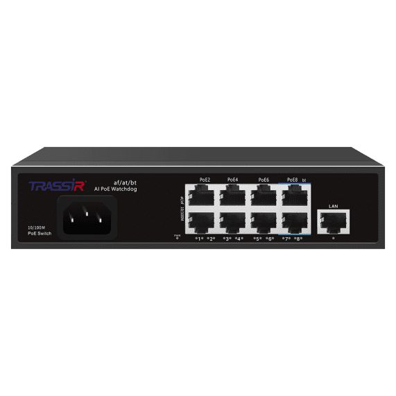 Коммутатор TRASSIR TR-NS1109-120-8PoE