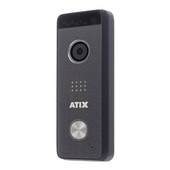 Вызывная панель ATIX AT-I-D21F Black