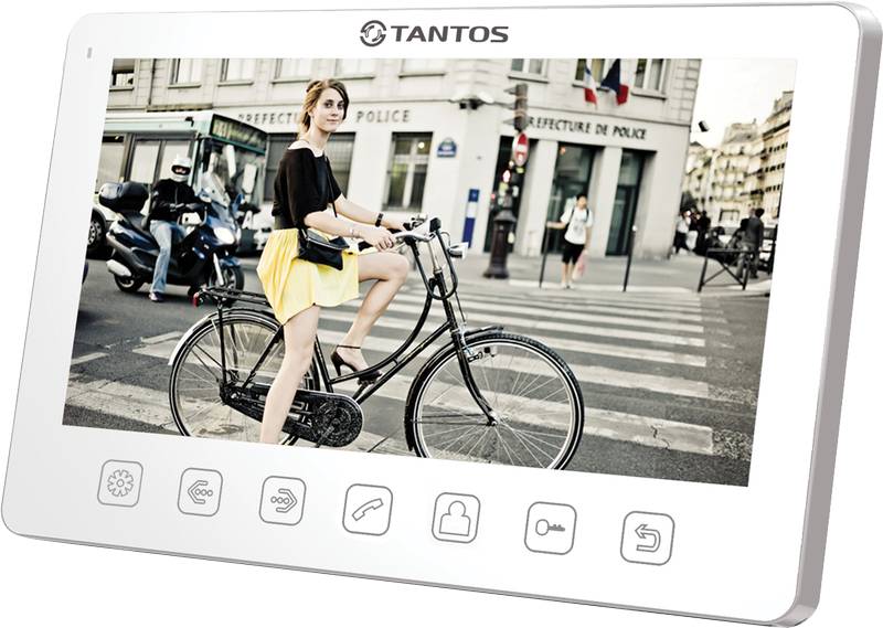 Монитор видеодомофона Tantos Amelie Slim VZ (white)