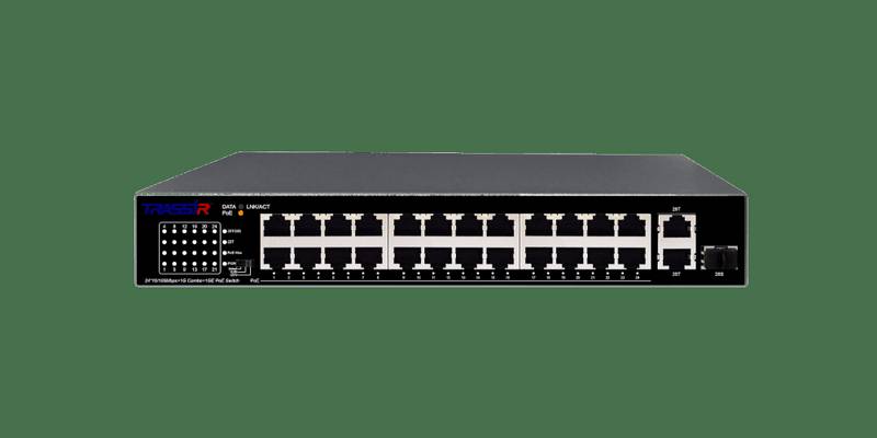 Неуправляемый  коммутатор TRASSIR TR-NS1126-225-24PoE